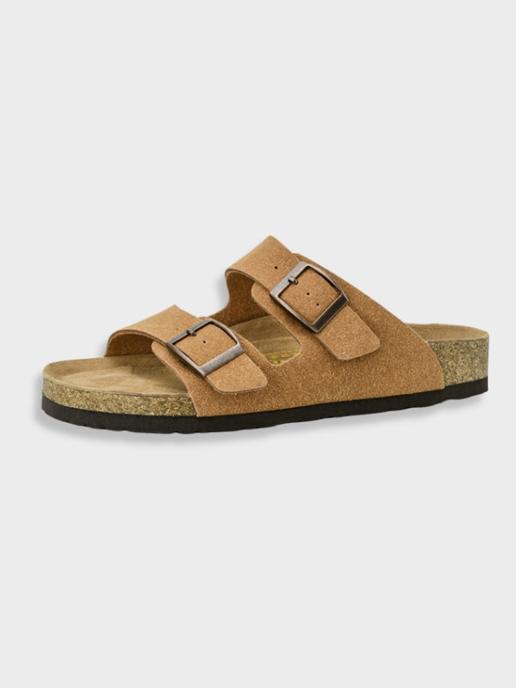 Double Buckle Sandals | Slip-On | Orthopedic | Women's Slides | Women's Sandals-Allison Arch