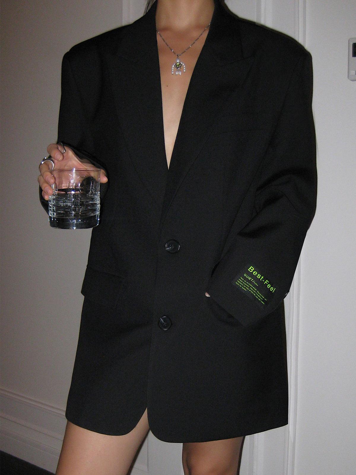 Oversized Blazer - Classic - Single Breasted - Blazer Jacket - Women's Blazer-Allison Arch