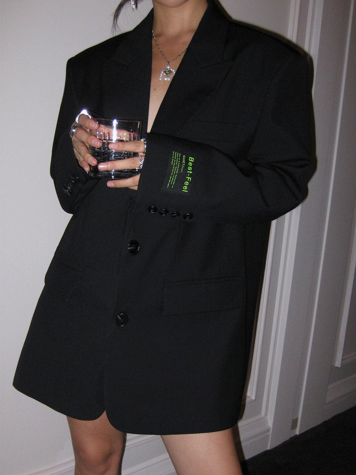 Oversized Blazer - Classic - Single Breasted - Blazer Jacket - Women's Blazer-Allison Arch