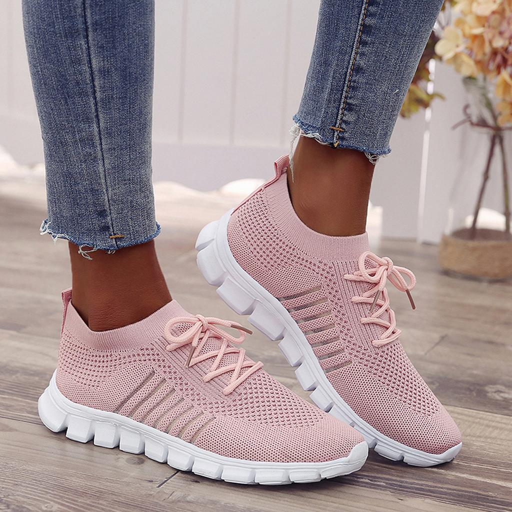 Slip-On Sneakers - Breathable- Orthopedic - Mesh Sneakers - Women's Trainers-Allison Arch