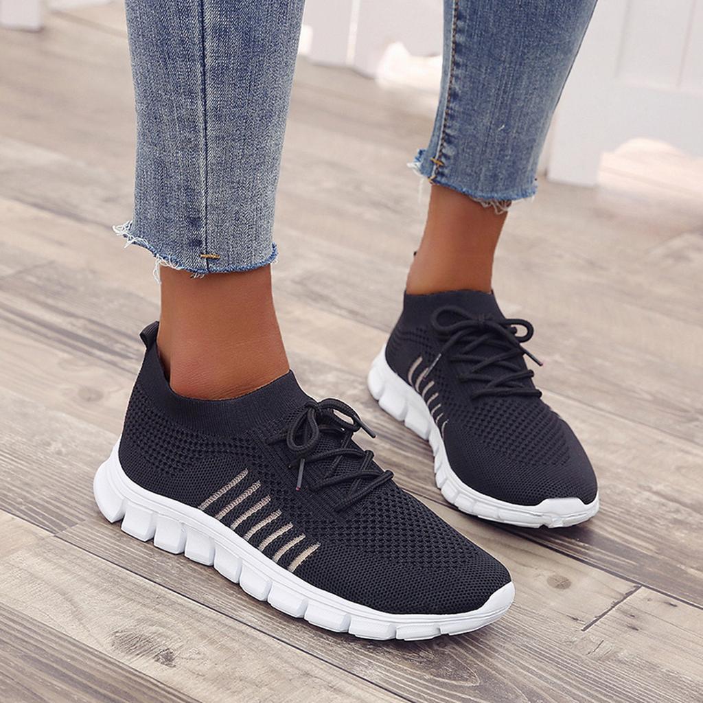 Slip-On Sneakers - Breathable- Orthopedic - Mesh Sneakers - Women's Trainers-Allison Arch
