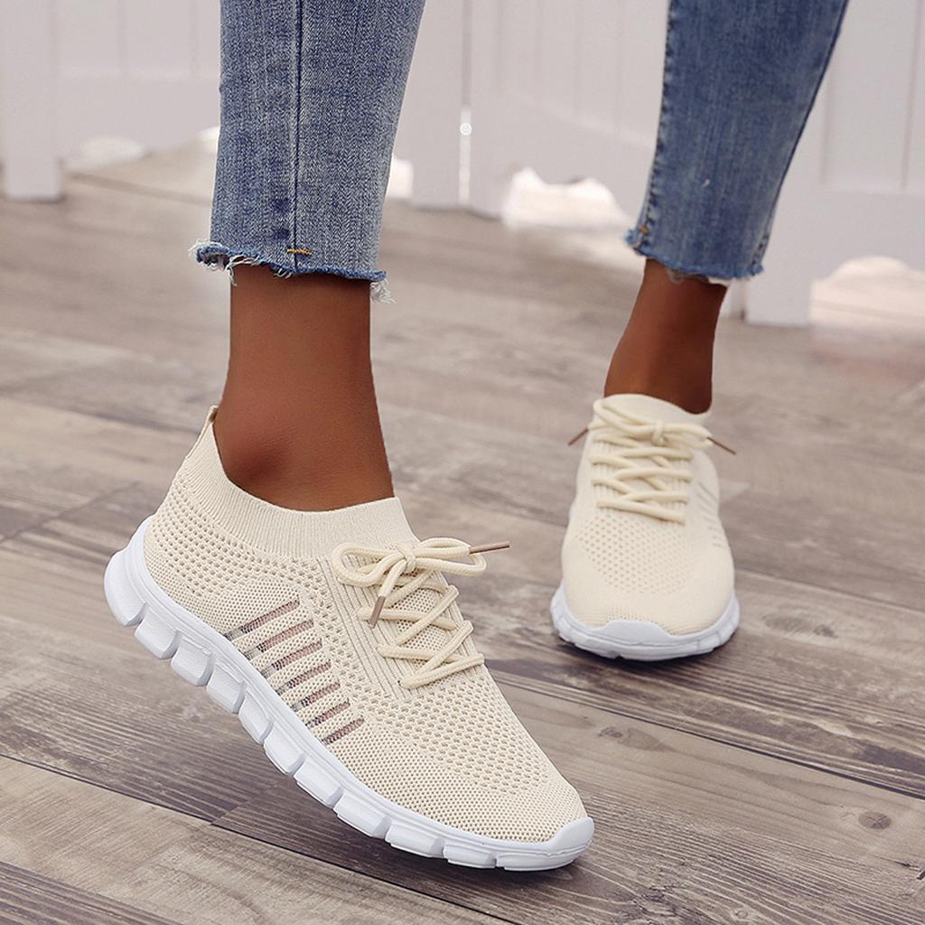 Slip-On Sneakers - Breathable- Orthopedic - Mesh Sneakers - Women's Trainers-Allison Arch