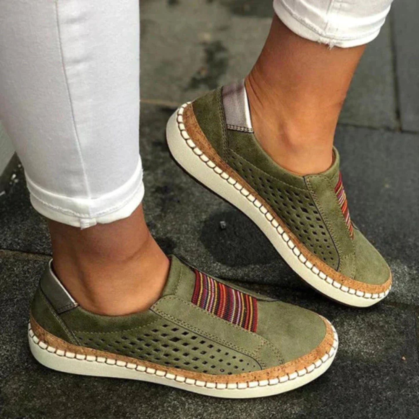 Walking Shoes - Ergonomic - Slip-On - Orthopedic Shoes - Women's shoes-Allison Arch