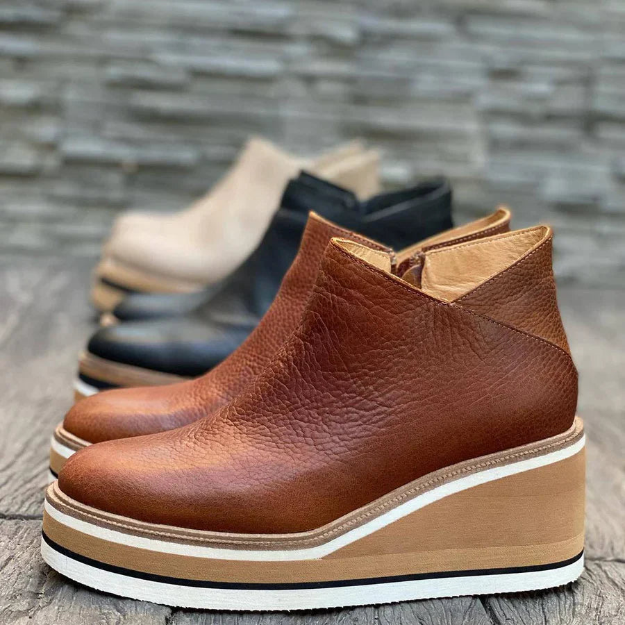 Wedge Boots - Orthopedic - Platform - Ankle Boots - Women's Boots-Allison Arch