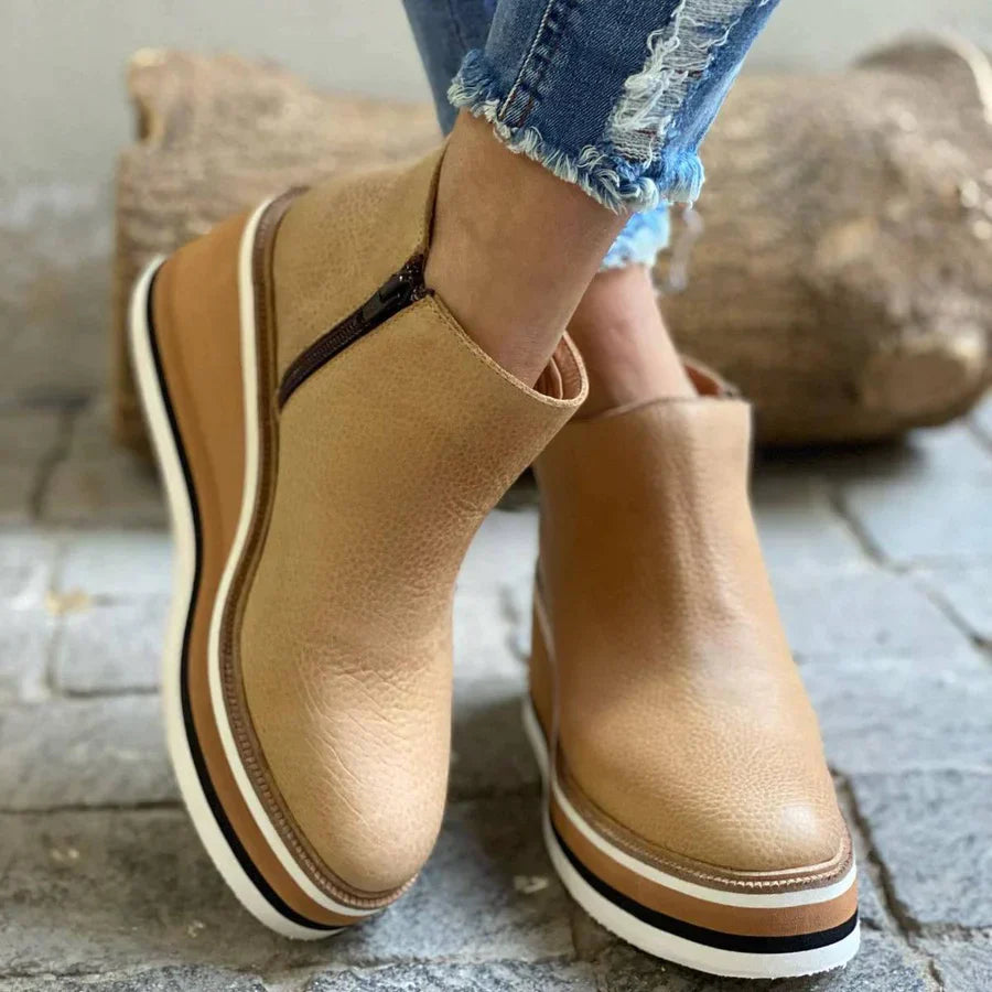 Wedge Boots - Orthopedic - Platform - Ankle Boots - Women's Boots-Allison Arch