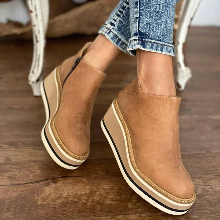 Wedge Boots - Orthopedic - Platform - Ankle Boots - Women's Boots-Allison Arch
