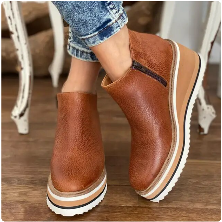 Wedge Boots - Orthopedic - Platform - Ankle Boots - Women's Boots-Allison Arch