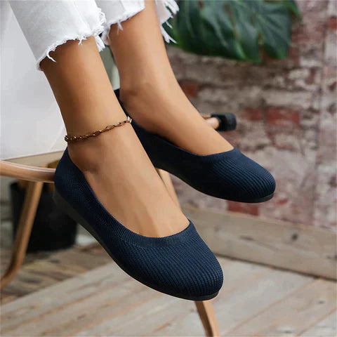 Ballerina Shoes - Women's Flat Slip-On Orthopedic Summer Shoes-Allison Arch