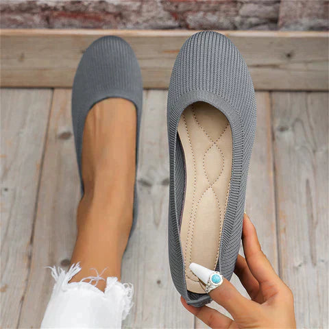 Ballerina Shoes - Women's Flat Slip-On Orthopedic Summer Shoes-Allison Arch