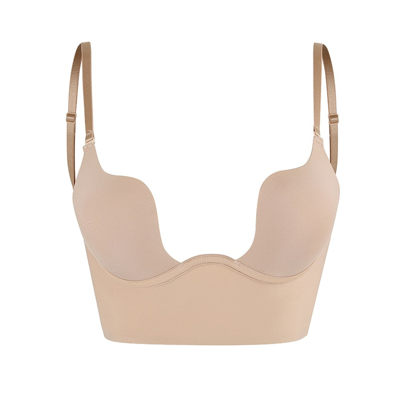 Bra for Backless Dress - Removable Straps - Adjustable - Bra Low Cut - Seamless Bra-Allison Arch
