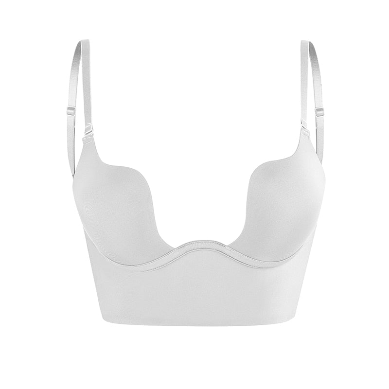 Bra for Backless Dress - Removable Straps - Adjustable - Bra Low Cut - Seamless Bra-Allison Arch