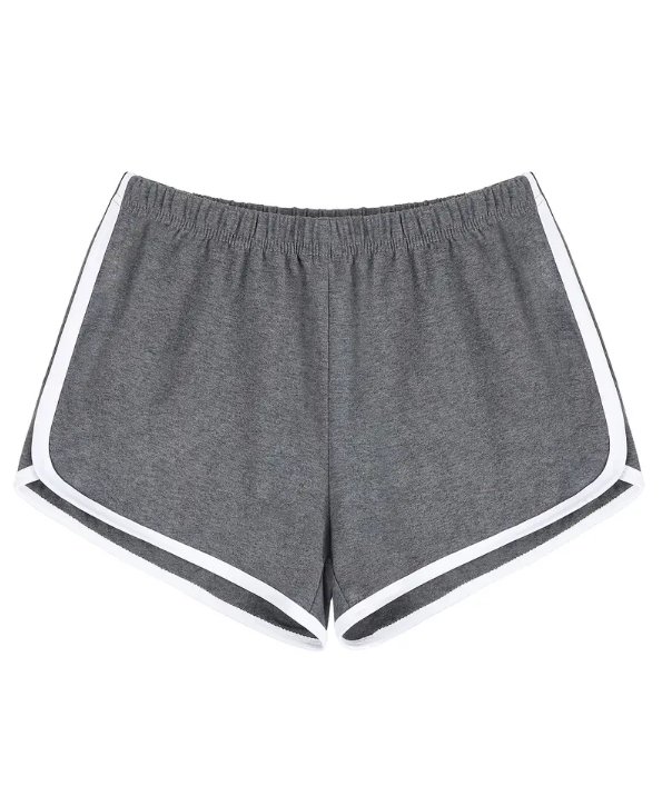 Comfortable cotton shorts-Grey-XXS-Allison Arch