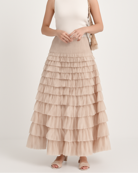 Elegant Long Skirt-Allison Arch