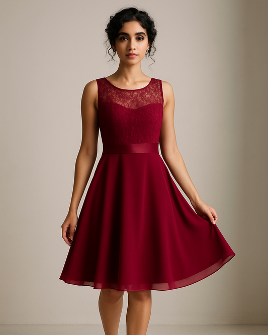 Elegant Split Dress-Allison Arch