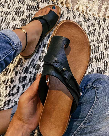 Orthopedic Sandals | Slip-On | Arch Fit | Flat Sandals | Women's Slides-Allison Arch