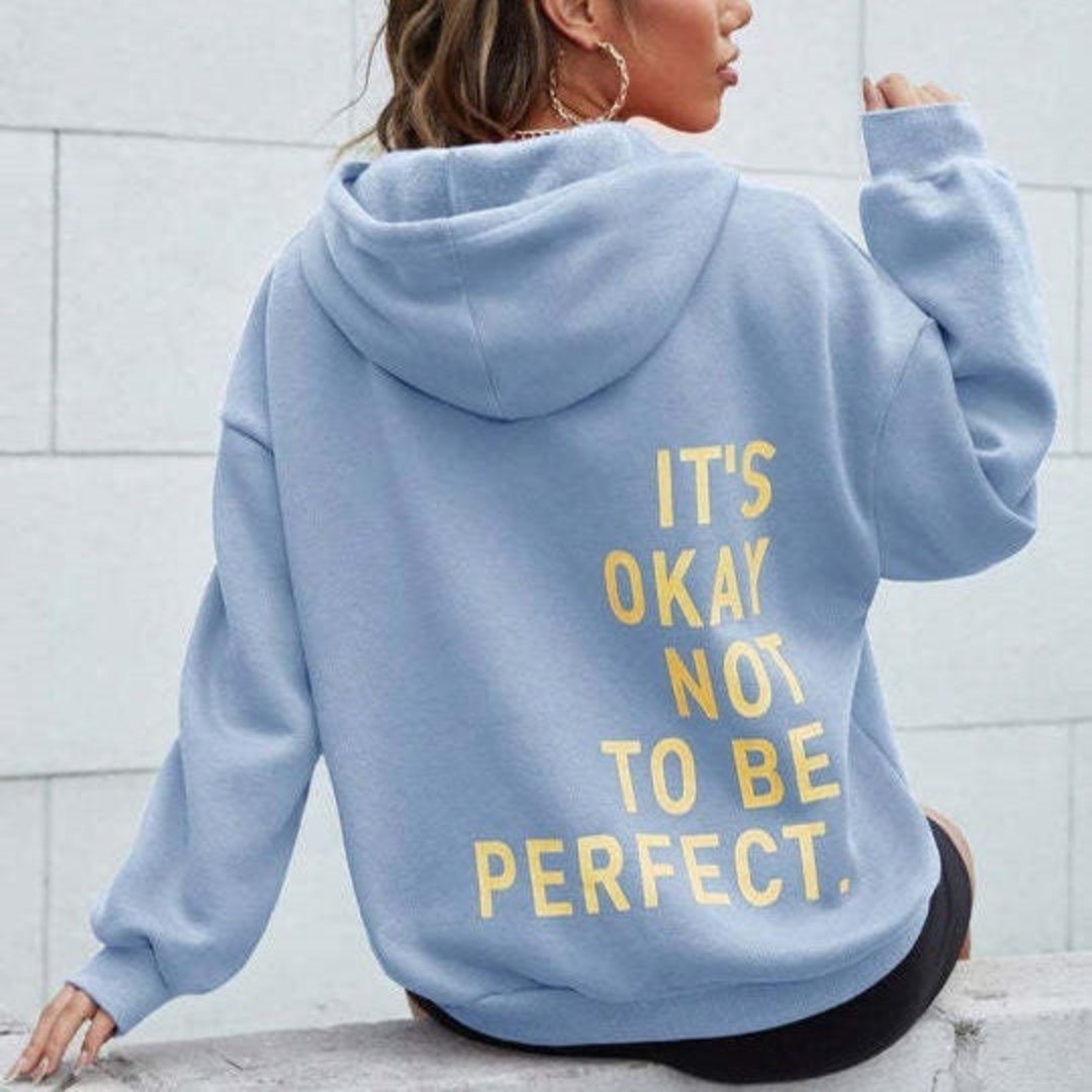 Oversized Hoodie | Comfy | Loose Fit | Text Hoodie | Women's Hoodie-Allison Arch