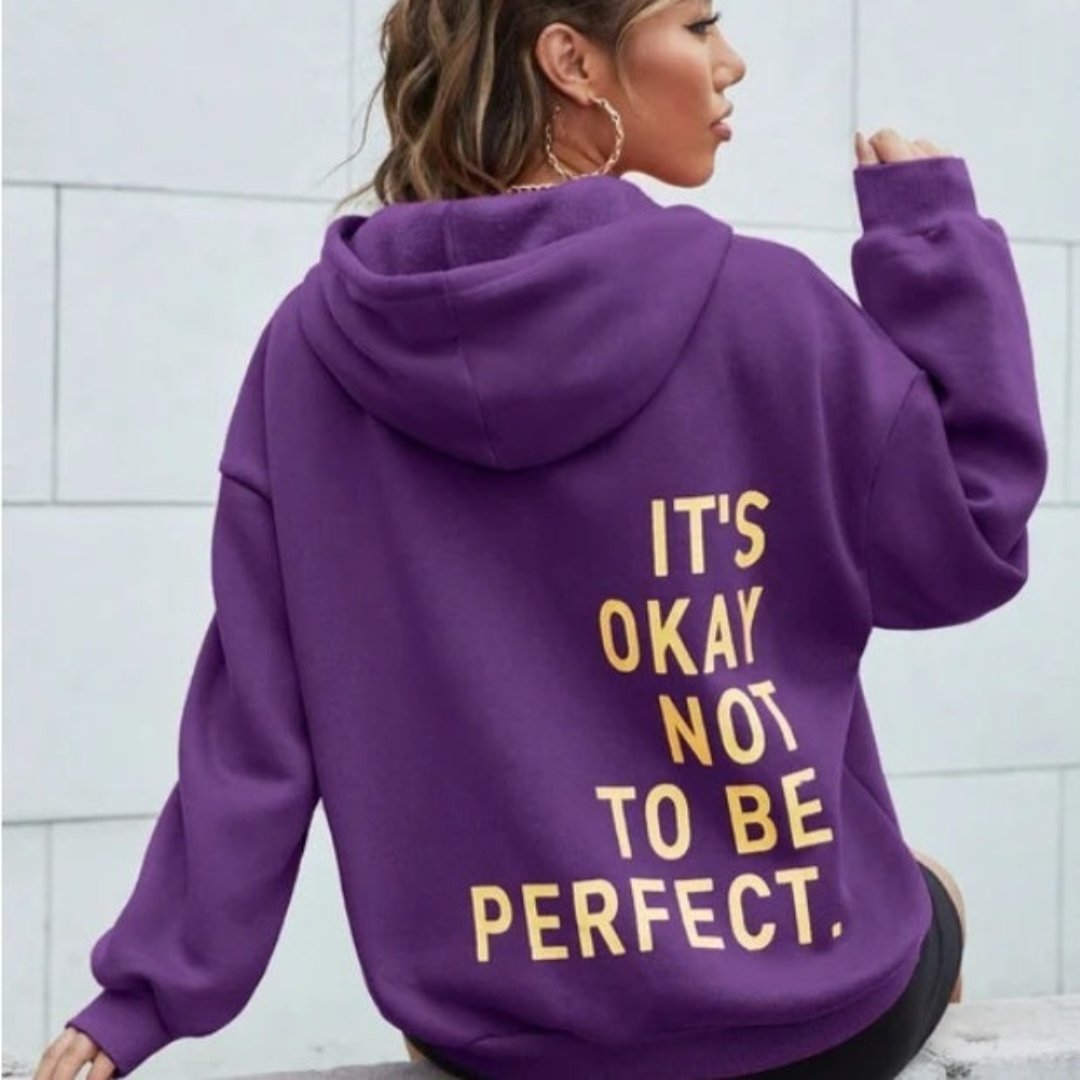Oversized Hoodie | Comfy | Loose Fit | Text Hoodie | Women's Hoodie-Allison Arch