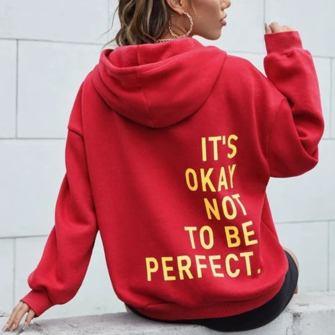 Oversized Hoodie | Comfy | Loose Fit | Text Hoodie | Women's Hoodie-Allison Arch
