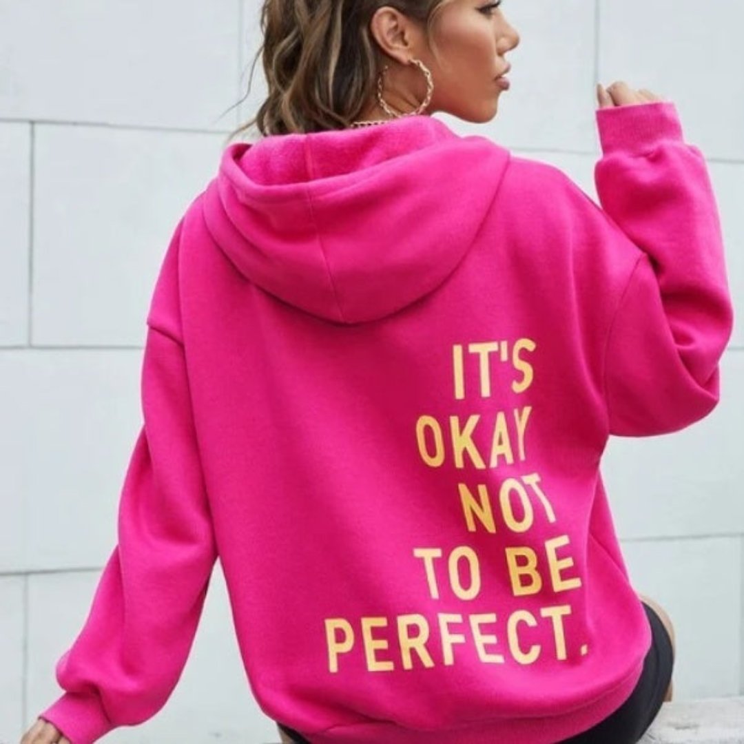 Oversized Hoodie | Comfy | Loose Fit | Text Hoodie | Women's Hoodie-Allison Arch