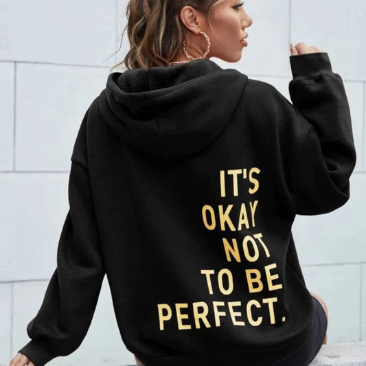 Oversized Hoodie | Comfy | Loose Fit | Text Hoodie | Women's Hoodie-Allison Arch