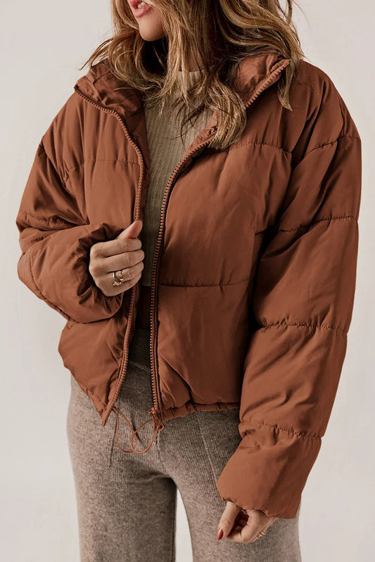 Puffer Jacket - Warm - Short - Padded Jacket - Women's Winter Jacket-Allison Arch