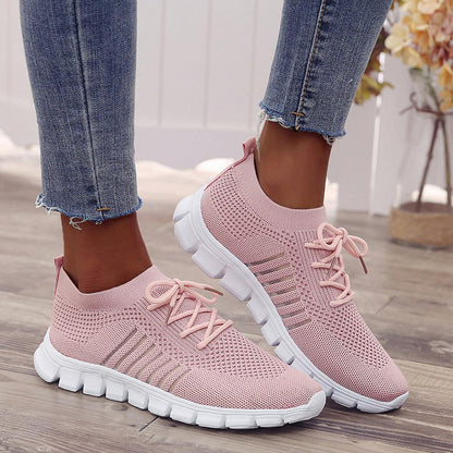 Slip-On Sneakers - Breathable- Orthopedic - Mesh Sneakers - Women's Trainers-Allison Arch