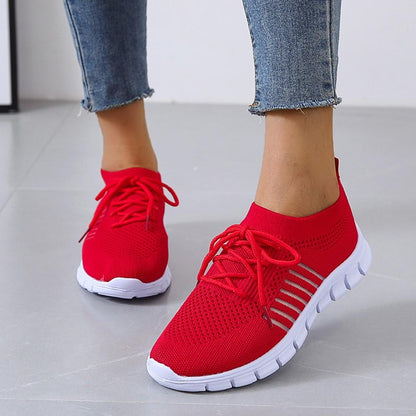 Slip-On Sneakers - Breathable- Orthopedic - Mesh Sneakers - Women's Trainers-Allison Arch