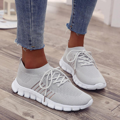 Slip-On Sneakers - Breathable- Orthopedic - Mesh Sneakers - Women's Trainers-Allison Arch