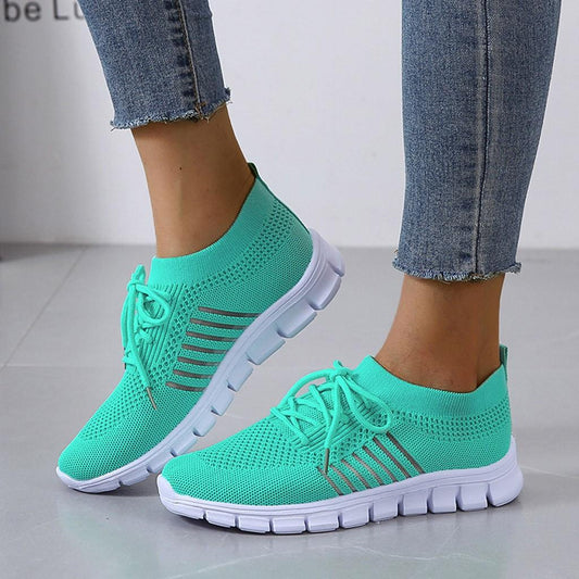 Slip-On Sneakers - Breathable- Orthopedic - Mesh Sneakers - Women's Trainers-Allison Arch