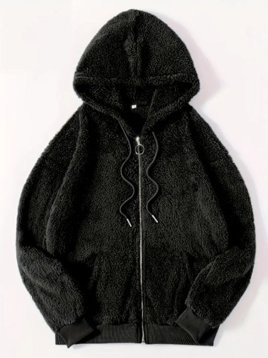 Teddy Coat-Black-S-Allison Arch