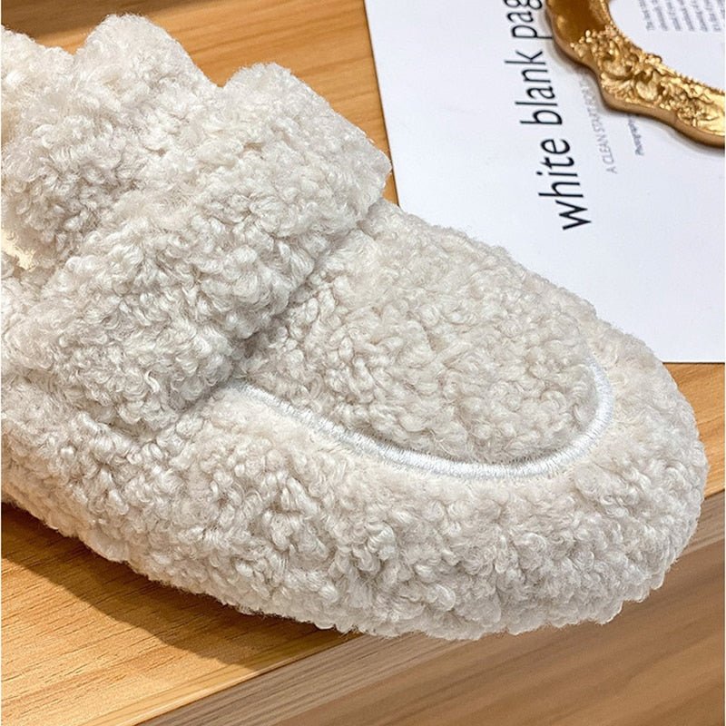 Teddy Loafers - Women's Soft Comfortable Non-Slip Loafers-Allison Arch