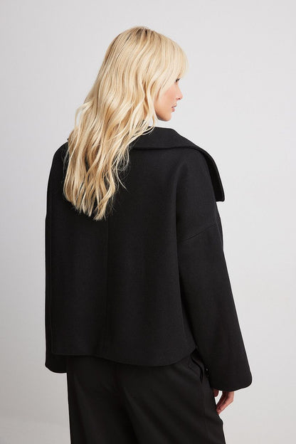 Woolen Jacket - Women's Short Double Breasted Coat for Autumn-Allison Arch