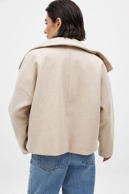 Woolen Jacket - Women's Short Double Breasted Coat for Autumn-Allison Arch